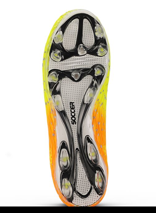 Slazenger HANIA KRP Erkek Çocuk Futbol Ayakkabı Neon Sarı - Görsel 8