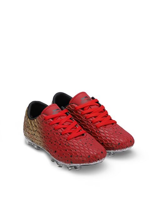 Slazenger HANIA KRP Erkek Çocuk Futbol Ayakkabı Bordo - Görsel 3