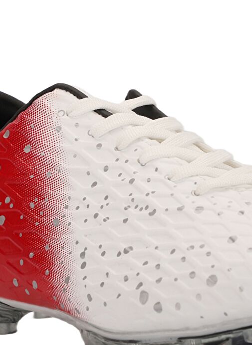 Slazenger HANIA KRP Erkek Çocuk Futbol Ayakkabı Beyaz / Kırmızı - Görsel 5