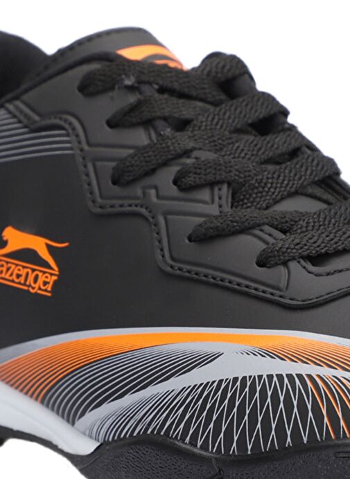 Slazenger MARCELL HS Erkek Futbol Ayakkabı Siyah / Turuncu - Görsel 5
