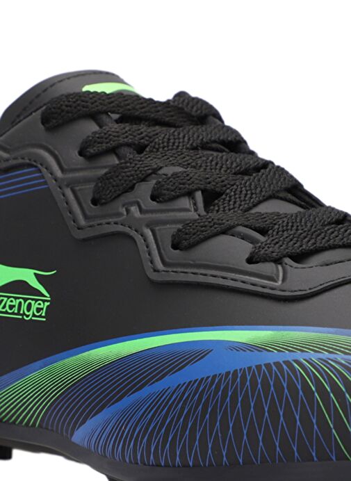 Slazenger MARCELL KRP Erkek Futbol Ayakkabı Siyah / Yeşil - Görsel 5