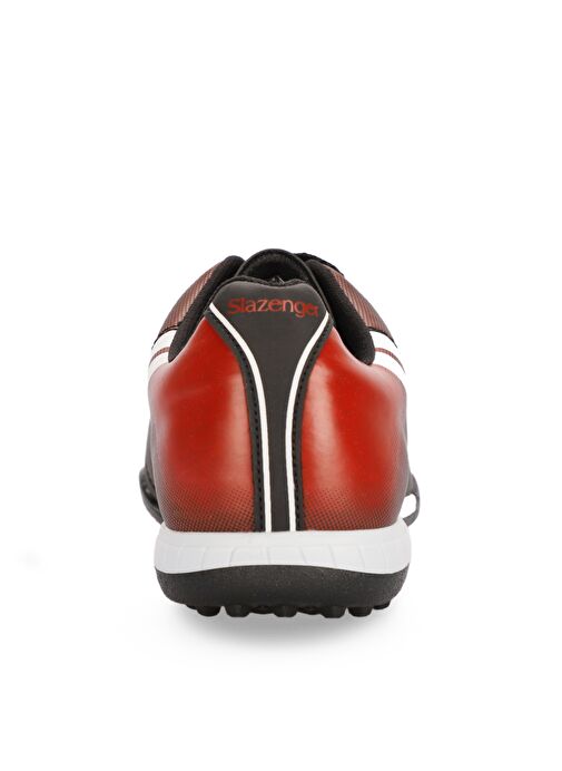 Slazenger MARK HS Erkek Futbol Ayakkabı Siyah / Beyaz / Kırmızı - Görsel 7