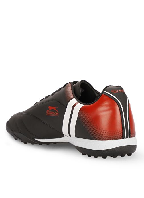 Slazenger MARK HS Erkek Futbol Ayakkabı Siyah / Beyaz / Kırmızı - Görsel 4