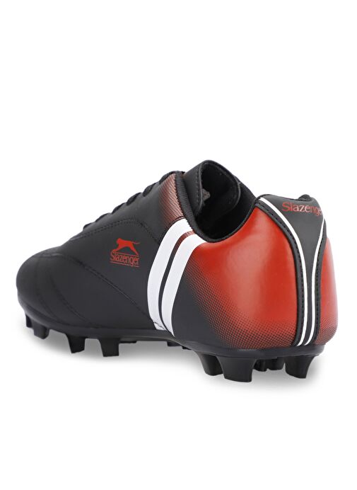 Slazenger MARK KRP Erkek Futbol Ayakkabı Siyah / Beyaz / Kırmızı - Görsel 4