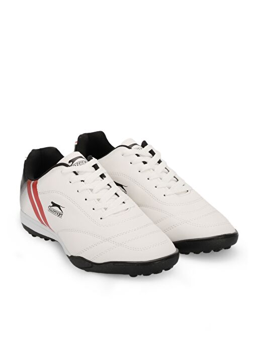 Slazenger MARK HS Erkek Çocuk Futbol Ayakkabı Beyaz / Siyah - Görsel 3