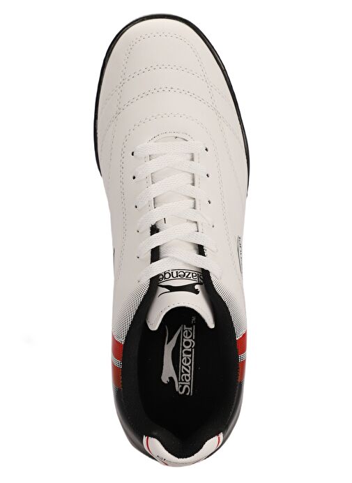 Slazenger MARK HS Erkek Çocuk Futbol Ayakkabı Beyaz / Siyah - Görsel 6