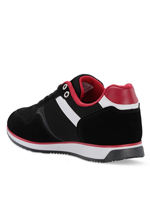 Slazenger OLIVIERA I Erkek Sneaker Ayakkabı Siyah / Kırmızı - Görsel 4