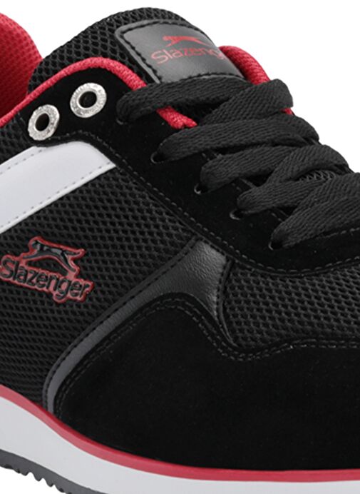 Slazenger OLIVIERA I Erkek Sneaker Ayakkabı Siyah / Kırmızı - Görsel 5