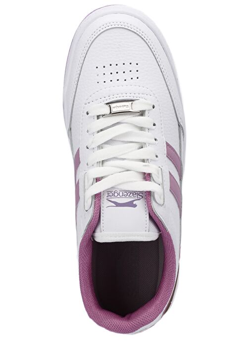 Slazenger DAPHNE Kadın Sneaker Ayakkabı Beyaz / Mor - Görsel 6