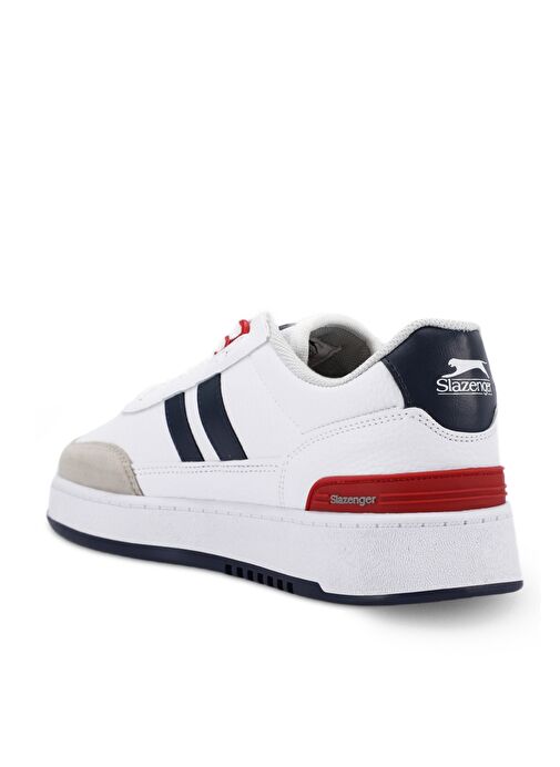 Slazenger DAPHNE Kadın Sneaker Ayakkabı Beyaz / Lacivert - Görsel 4