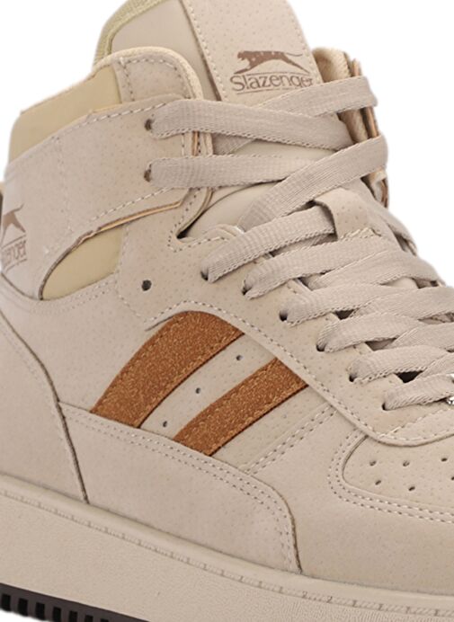 Slazenger DAPHNE HIGH Erkek Sneaker Ayakkabı Bej / Kahve - Görsel 5