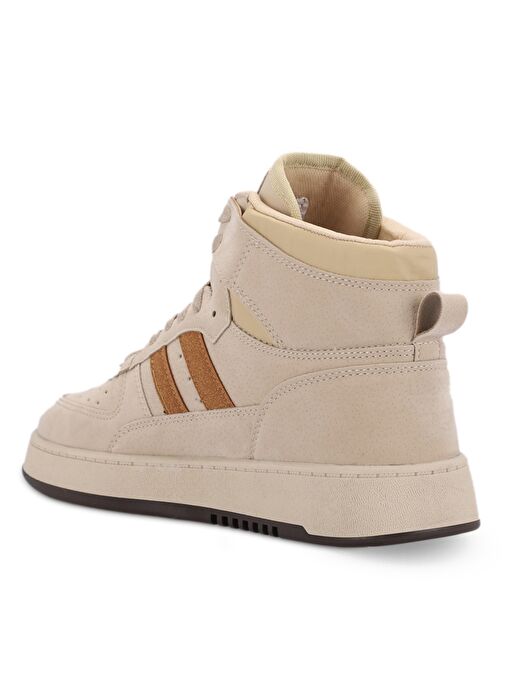 Slazenger DAPHNE HIGH Erkek Sneaker Ayakkabı Bej / Kahve - Görsel 4