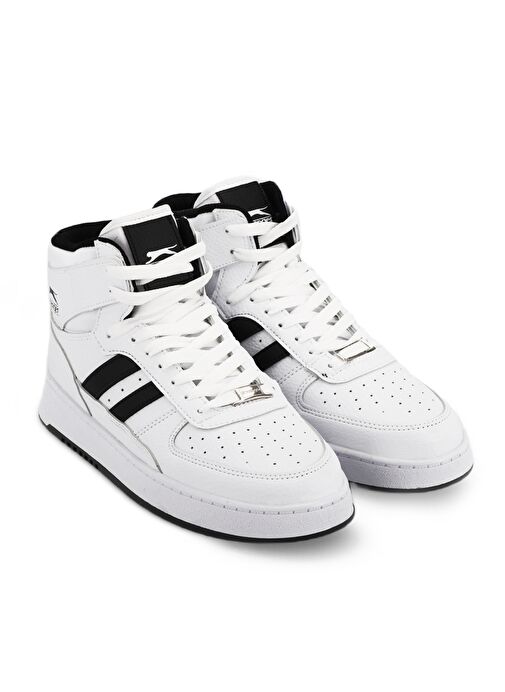 Slazenger DAPHNE HIGH Kadın Sneaker Ayakkabı Beyaz / Siyah - Görsel 3