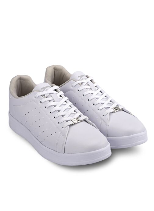 Slazenger PIANO I Büyük Beden Erkek Sneaker Ayakkabı Beyaz - Görsel 3