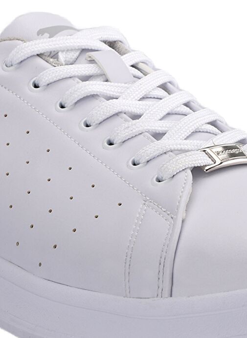 Slazenger PIANO I Büyük Beden Erkek Sneaker Ayakkabı Beyaz - Görsel 5