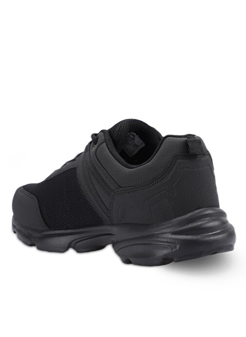 Slazenger PLANE I Büyük Beden Erkek Sneaker Ayakkabı Siyah - Görsel 4