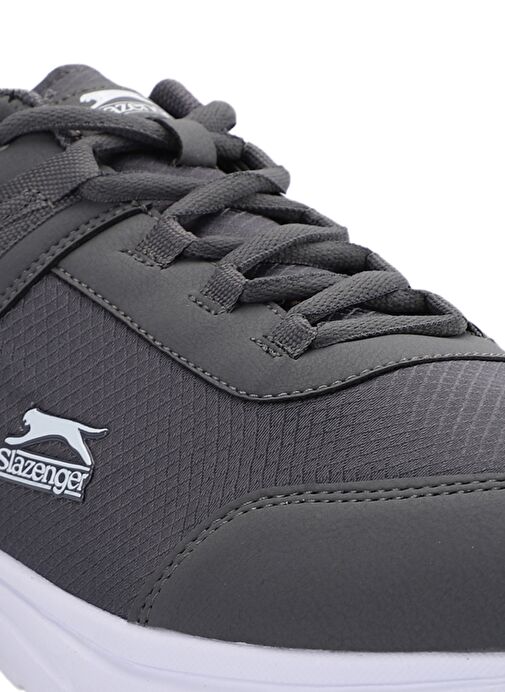 Slazenger PLANE I Büyük Beden Erkek Sneaker Ayakkabı Koyu Gri - Görsel 5