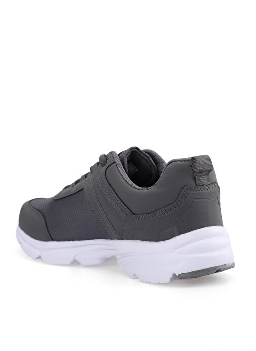 Slazenger PLANE I Büyük Beden Erkek Sneaker Ayakkabı Koyu Gri - Görsel 4