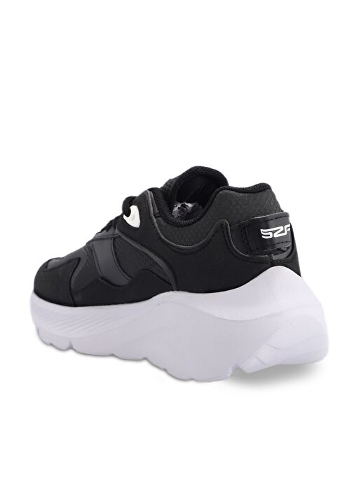 Slazenger POEM I Kadın Sneaker Ayakkabı Siyah / Beyaz - Görsel 4