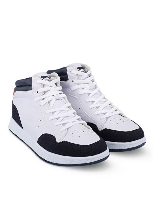 Slazenger PACE Erkek Sneaker Ayakkabı Beyaz / Lacivert - Görsel 3