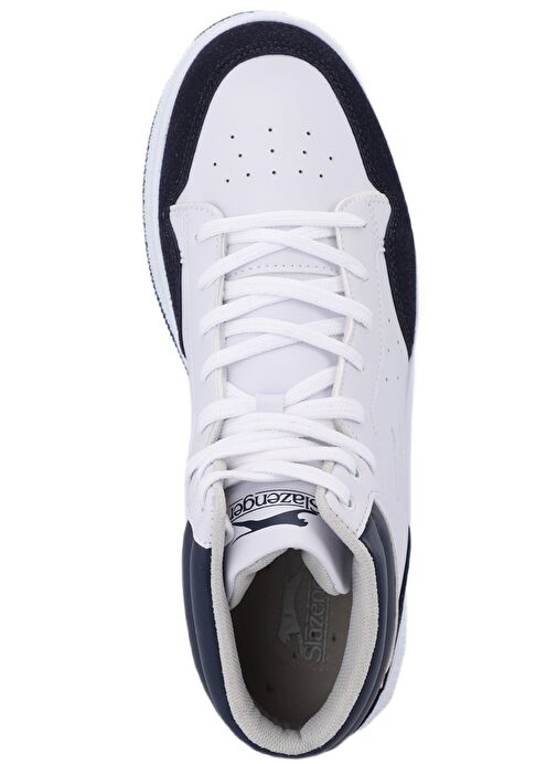 Slazenger PACE Erkek Sneaker Ayakkabı Beyaz / Lacivert - Görsel 6