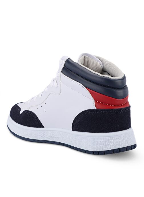 Slazenger PACE Erkek Sneaker Ayakkabı Beyaz / Lacivert - Görsel 4