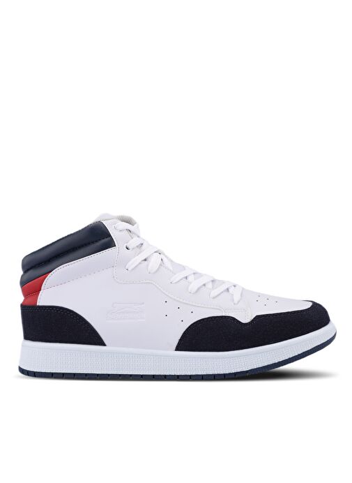 Slazenger PACE Erkek Sneaker Ayakkabı Beyaz / Lacivert - Görsel 2