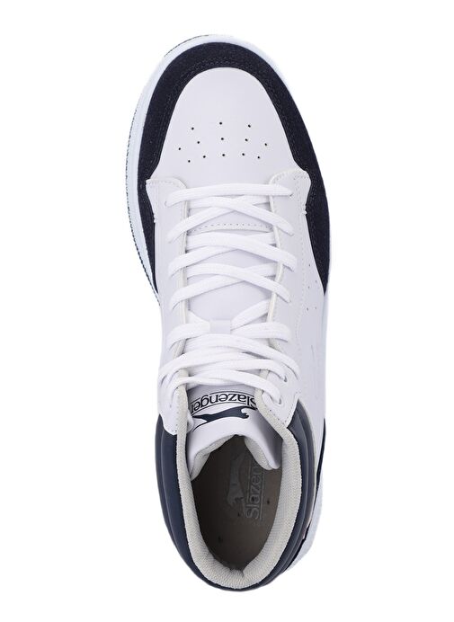 Slazenger PACE Kadın Sneaker Ayakkabı Beyaz / Lacivert - Görsel 6