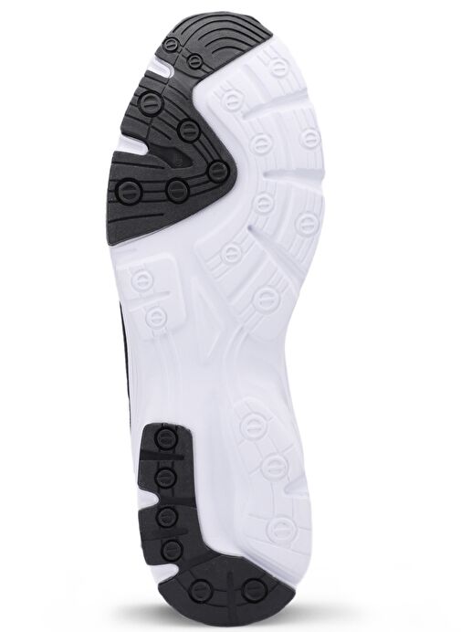 Slazenger PLANE Büyük Beden Erkek Sneaker Ayakkabı Siyah / Beyaz - Görsel 8