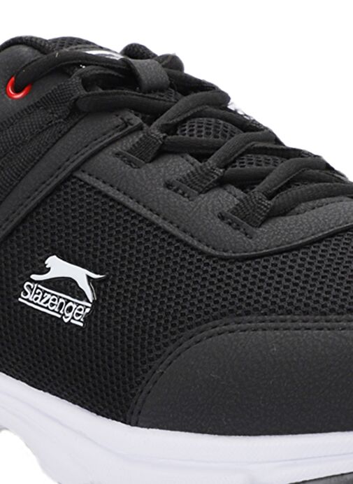 Slazenger PLANE Büyük Beden Erkek Sneaker Ayakkabı Siyah / Beyaz - Görsel 5