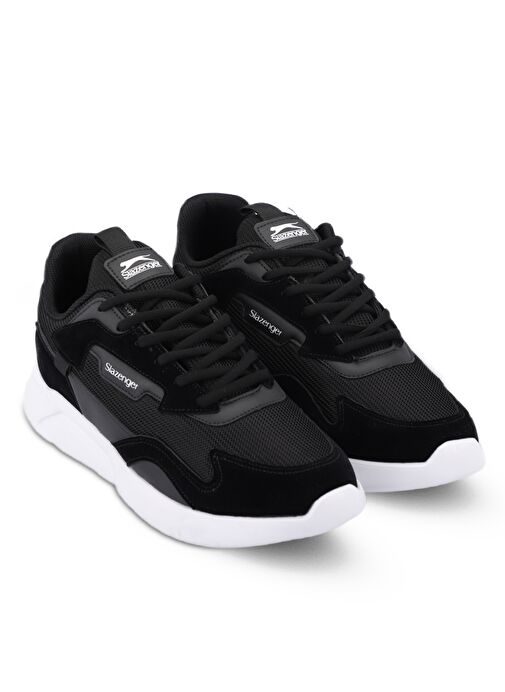 Slazenger OPTION Erkek Sneaker Ayakkabı Siyah / Beyaz - Görsel 3