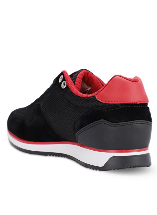 Slazenger ORGANIZE I Erkek Sneaker Ayakkabı Siyah / Kırmızı - Görsel 4