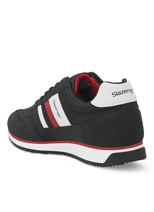 Slazenger ORIGIN I Erkek Sneaker Ayakkabı Siyah / Kırmızı - Görsel 4