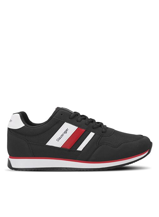 Slazenger ORIGIN I Erkek Sneaker Ayakkabı Siyah / Kırmızı - Görsel 2