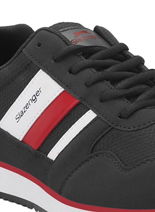Slazenger ORIGIN I Erkek Sneaker Ayakkabı Siyah / Kırmızı - Görsel 5