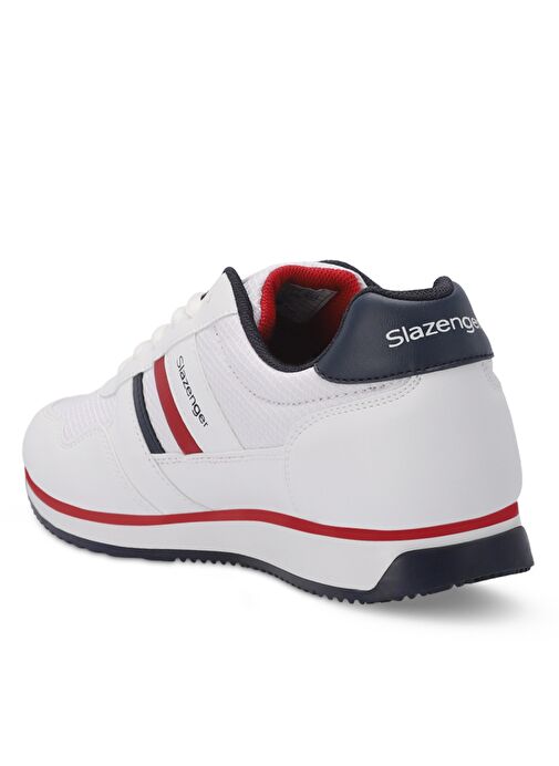 Slazenger ORIGIN I Erkek Sneaker Ayakkabı Beyaz / Kırmızı - Görsel 4