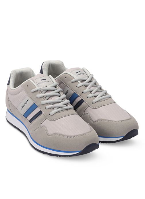 Slazenger ORIGIN I Erkek Sneaker Ayakkabı Gri / Saks Mavi - Görsel 3