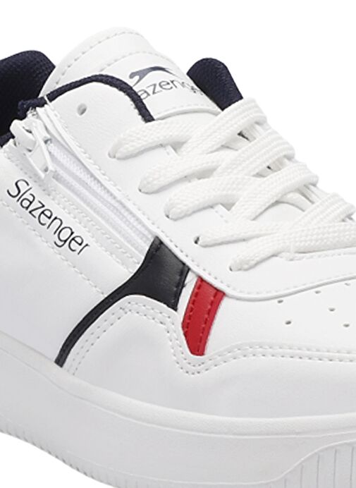 Slazenger MAJORITY I Kadın Sneaker Ayakkabı Beyaz / Lacivert - Görsel 6