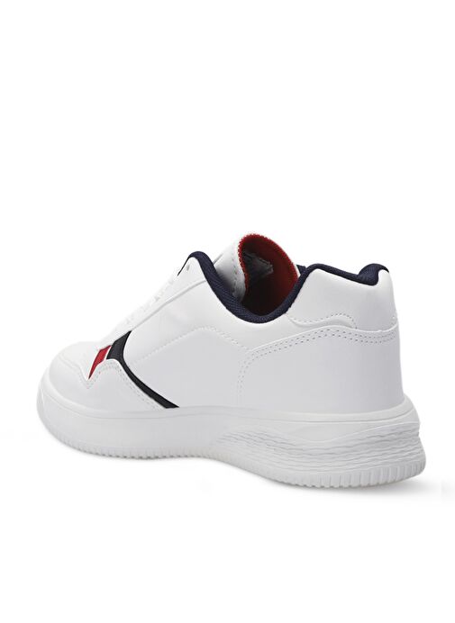 Slazenger MAJORITY I Kadın Sneaker Ayakkabı Beyaz / Lacivert - Görsel 4