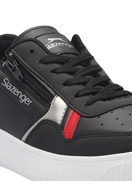 Slazenger MAJORITY I Kadın Sneaker Ayakkabı Siyah / Beyaz - Görsel 5