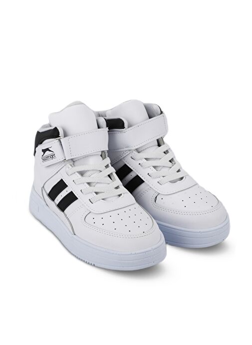 Slazenger NICOLA I Erkek Çocuk Sneaker Ayakkabı Beyaz / Siyah - Görsel 3