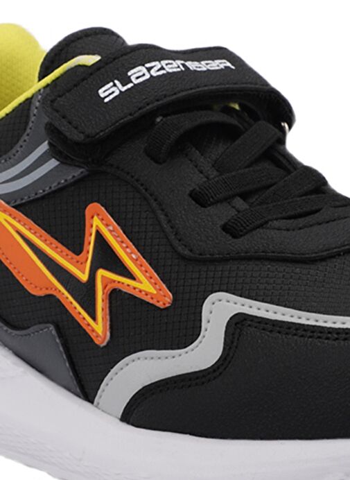 Slazenger KAOR KTN Erkek Çocuk Sneaker Ayakkabı Siyah / Beyaz - Görsel 5