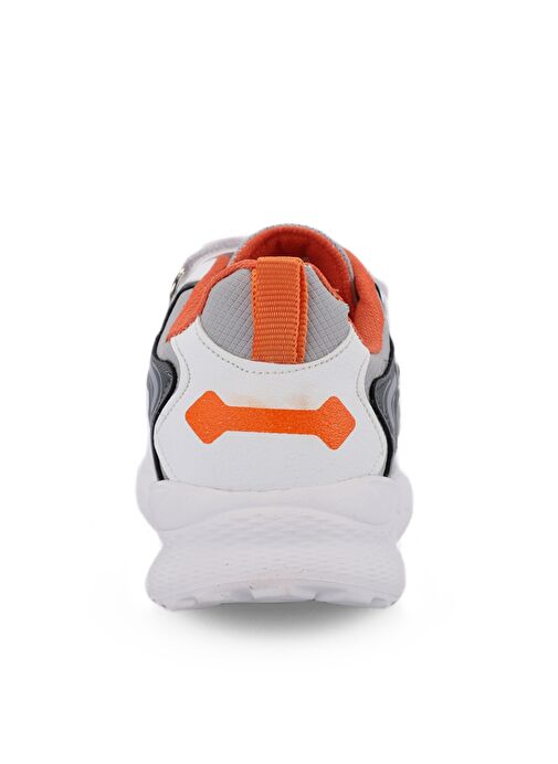 Slazenger KAORU KTN Unisex Çocuk Sneaker Ayakkabı Gri / Turuncu - Görsel 7