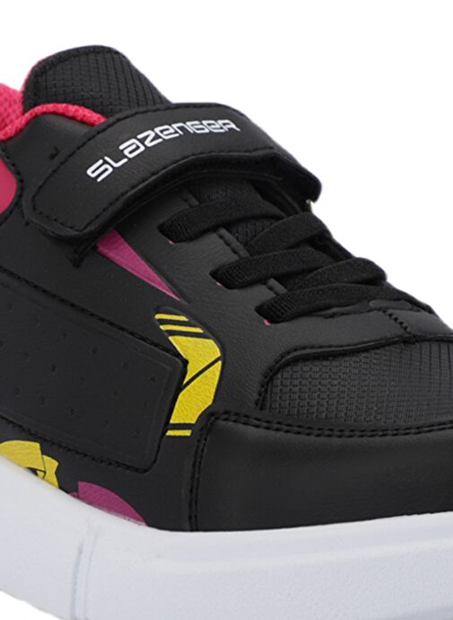 Slazenger KEPA IN Kız Çocuk Sneaker Ayakkabı Siyah / Fuşya - Görsel 5