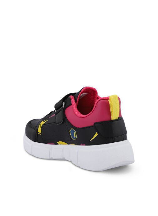 Slazenger KEPA IN Kız Çocuk Sneaker Ayakkabı Siyah / Fuşya - Görsel 4