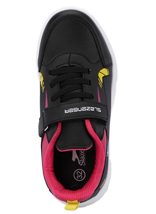 Slazenger KEPA IN Kız Çocuk Sneaker Ayakkabı Siyah / Fuşya - Görsel 6