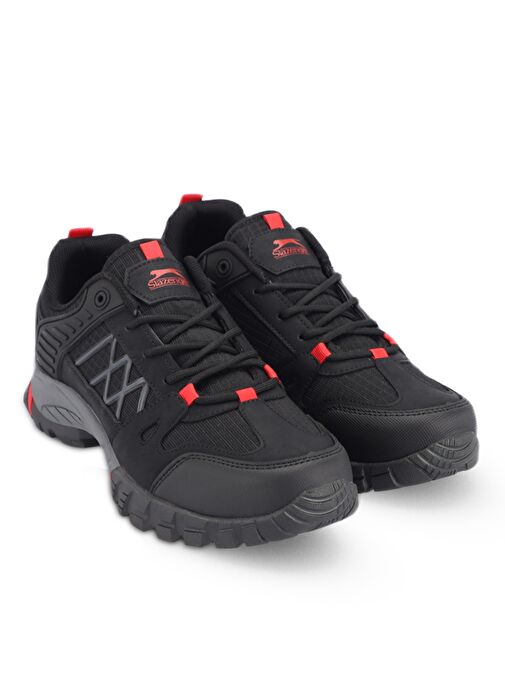 Slazenger ZHENG Erkek Bot Siyah / Kırmızı - Görsel 3