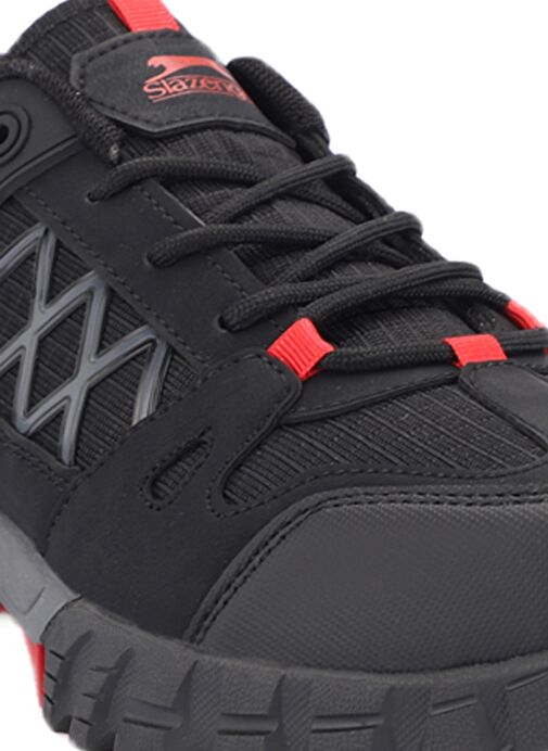 Slazenger ZHENG Erkek Bot Siyah / Kırmızı - Görsel 5