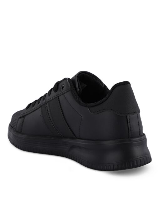 Slazenger ZENO Erkek Sneaker Ayakkabı Siyah / Siyah - Görsel 4