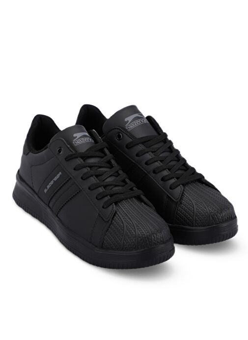 Slazenger ZENO Erkek Sneaker Ayakkabı Siyah / Siyah - Görsel 3